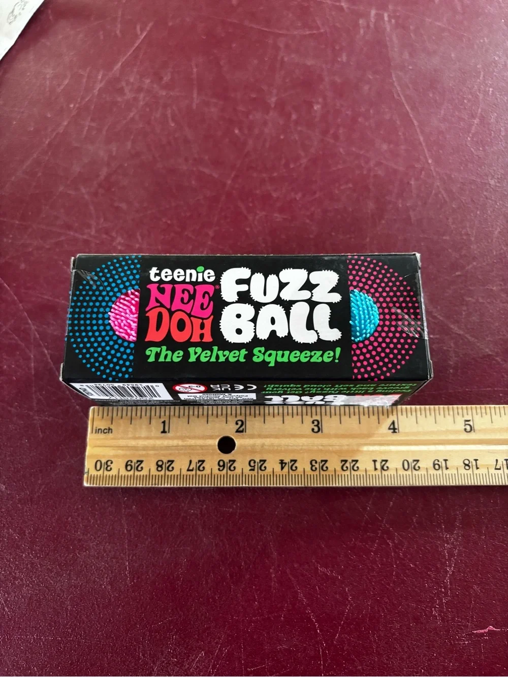Teenie Nee Doh Fuzz Ball - Velvet Squeeze (Black Box)